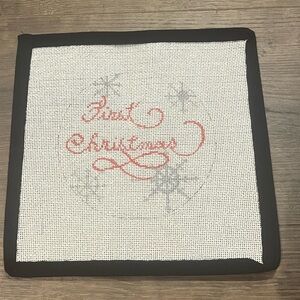 First Christmas Needlepoint Canvas